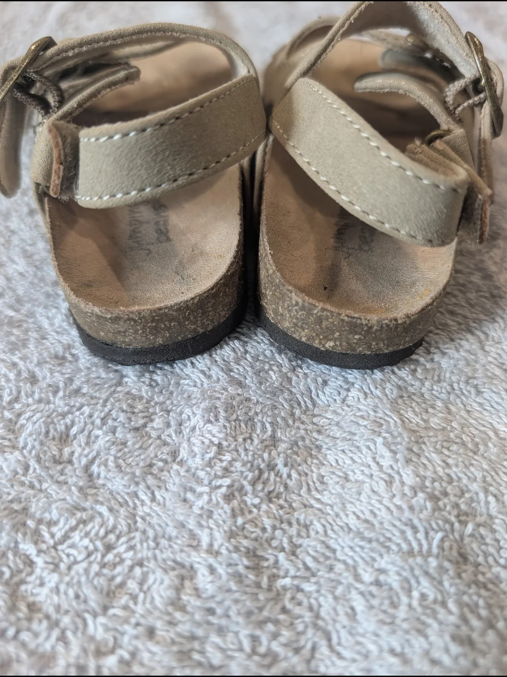 Jumping Beans Toddler Double Buckle Sandals Toddler 7  Tan